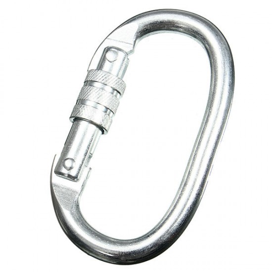 25KN Carabiner Buckle Mountain Clambing Lock Safe Quick O-Ring Tool