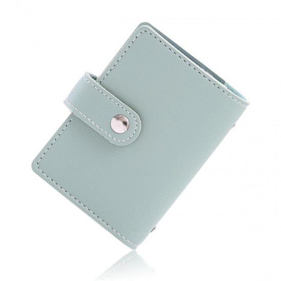 26 Card Slots Portable Leather Wallet Anti-theft Brush Shield NFC/RFID Card Holder 26 Card Slots Portable Leather Wallet Anti-theft Brush Shield NFC/RFID Card Holder