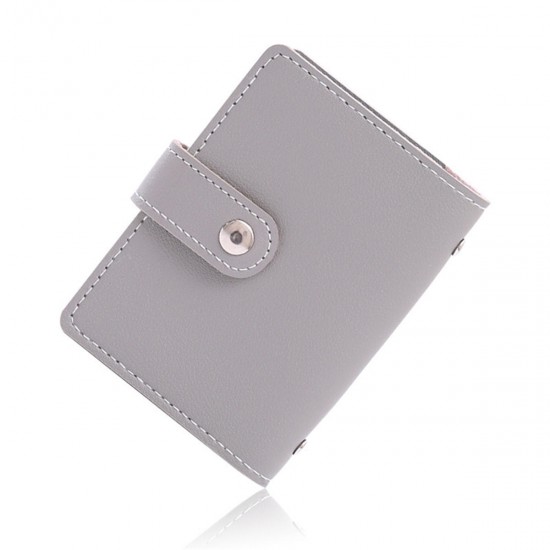 26 Card Slots Portable Leather Wallet Anti-theft Brush Shield NFC/RFID Card Holder 26 Card Slots Portable Leather Wallet Anti-theft Brush Shield NFC/RFID Card Holder