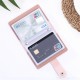 26 Card Slots Portable Leather Wallet Anti-theft Brush Shield NFC/RFID Card Holder