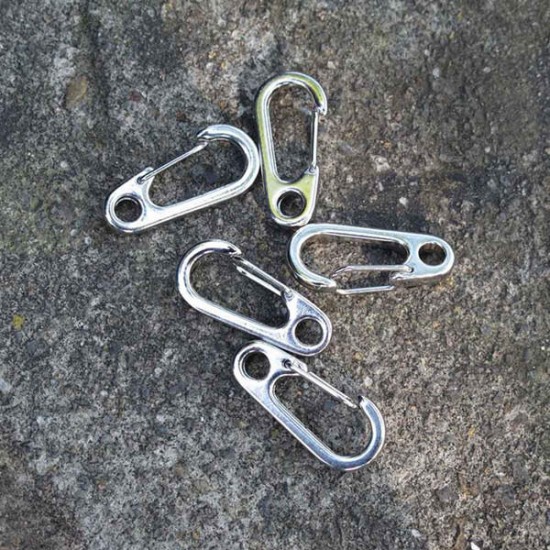 26mm Alloy Mini Carabiner Snap Hook Keychain Hanging Buckle EDC Tool 26mm Alloy Mini Carabiner Snap Hook Keychain Hanging Buckle EDC Tool