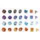 28Pcs Galaxy Concept Polyhedral Dice Acrylic Dices Role Playing Board Table Game With Pouch 28Pcs Galaxy Concept Polyhedral Dice Acrylic Dices Role Playing Board Table Game With Pouch