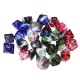 28Pcs Multisided Dice Polyhedral Dices Set Board RPG Dice Set 4 Colors With 4 Bags