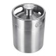 2L Stainless Steel Wine Bucket Beer Keg Bottles Growler Homemade Beer Barrel Silver 2L Stainless Steel Wine Bucket Beer Keg Bottles Growler Homemade Beer Barrel Silver