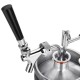 2L Stainless Steel Wine Bucket Beer Keg Bottles Growler Homemade Beer Barrel Silver 2L Stainless Steel Wine Bucket Beer Keg Bottles Growler Homemade Beer Barrel Silver