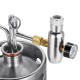 2L Stainless Steel Wine Bucket Beer Keg Bottles Growler Homemade Beer Barrel Silver 2L Stainless Steel Wine Bucket Beer Keg Bottles Growler Homemade Beer Barrel Silver