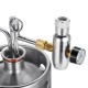 2L Stainless Steel Wine Bucket Beer Keg Bottles Growler Homemade Beer Barrel Silver