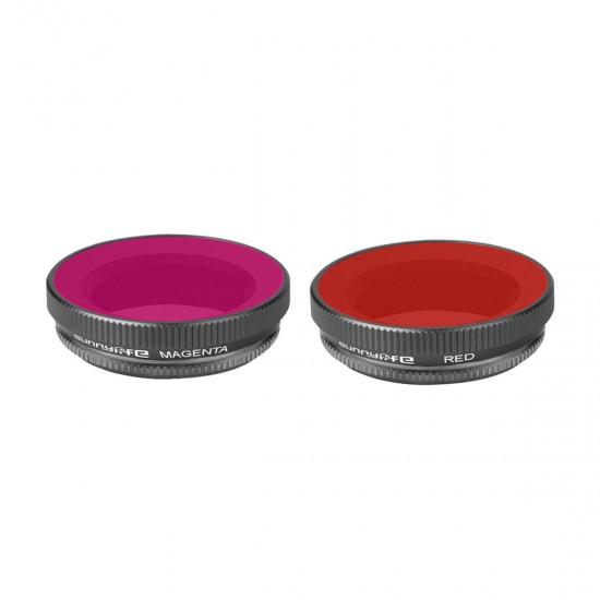 2PCS Adjustable Lens Filters + ND8 Diving Filter For DJI OSMO Action Sport Camera 2PCS Adjustable Lens Filters + ND8 Diving Filter For DJI OSMO Action Sport Camera
