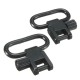 2Pcs 1 Inch Quick Detach Sling Mounting Wood Swivels Adapter For Screw Hunting Tool