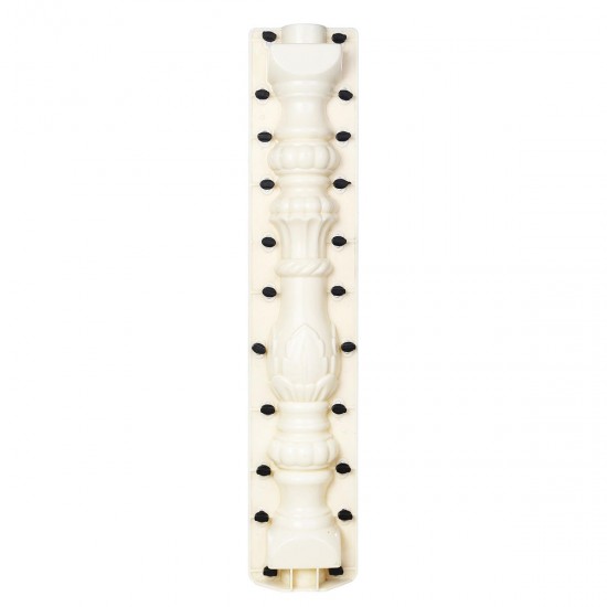 2Pcs 80CM PVC Plastic Garden Fence Mould Balustrades Mold Concrete Plaster Cement 2Pcs 80CM PVC Plastic Garden Fence Mould Balustrades Mold Concrete Plaster Cement