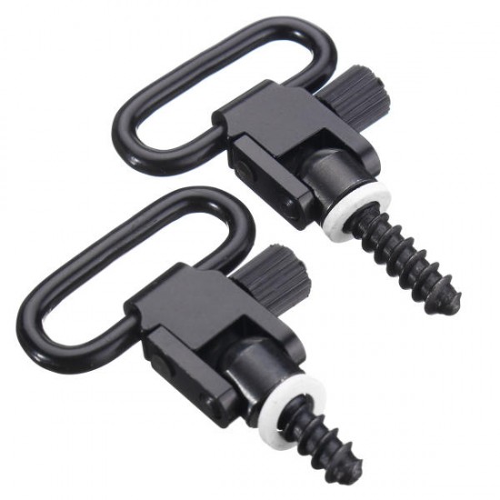 2Pcs QD Strap Buckle Leica M Quick Detachable Sling Swivels Bolt Action Wood Screw Type