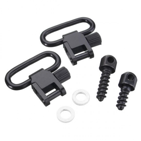 2Pcs QD Strap Buckle Leica M Quick Detachable Sling Swivels Bolt Action Wood Screw Type