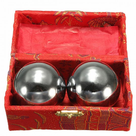 2pcs EDC Solid Steel Ball Massage Fitness Handball 2pcs EDC Solid Steel Ball Massage Fitness Handball