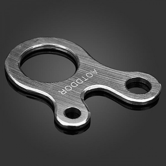 3 Holes Multi Purpose EDC Outdoor Survival Rope Buckle Quick Knotting Tool 3 Holes Multi Purpose EDC Outdoor Survival Rope Buckle Quick Knotting Tool