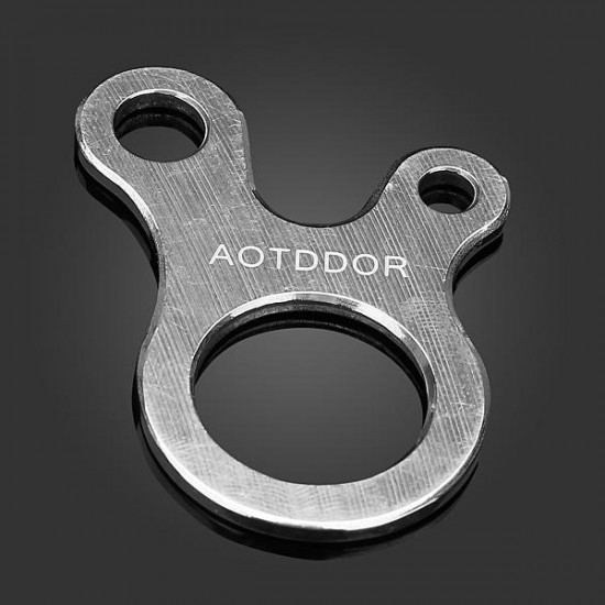 3 Holes Multi Purpose EDC Outdoor Survival Rope Buckle Quick Knotting Tool 3 Holes Multi Purpose EDC Outdoor Survival Rope Buckle Quick Knotting Tool