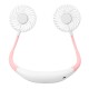 3 Speed Adjustable Hand Free USB Personal Fan Aromatherapy Portable Handheld Mini LED Fan Headphone Design Neckband Hanging Fan 3 Speed Adjustable Hand Free USB Personal Fan Aromatherapy Portable Handheld Mini LED Fan Headphone Design Neckband Hanging Fan