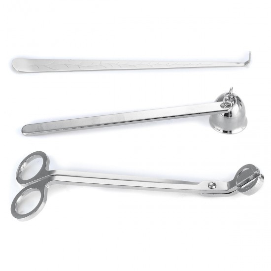 3 in 1 Candle Accessory Set Candle Snuffer Candle Lampwick Trimmer Dipper 3 in 1 Candle Accessory Set Candle Snuffer Candle Lampwick Trimmer Dipper