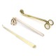 3 in 1 Candle Accessory Set Candle Snuffer Candle Lampwick Trimmer Dipper 3 in 1 Candle Accessory Set Candle Snuffer Candle Lampwick Trimmer Dipper