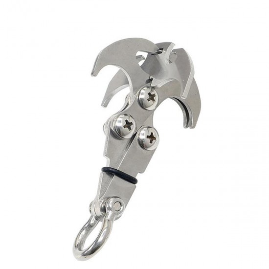 304 Stainless Steel Climbing Claw Gravity Grappling Hooks Survival Grappling Tool