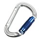 30KN Aluminum Alloy D Shape Carabiner Buckle Climbing Safety Device Tool