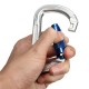 30KN Aluminum Alloy D Shape Carabiner Buckle Climbing Safety Device Tool 30KN Aluminum Alloy D Shape Carabiner Buckle Climbing Safety Device Tool