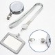 30mm Metal Retractable Pull Chain Reel ID Card Badge Holder Recoil Belt Key Clip