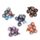 35 Pcs Polyhedral Dices Set D20 D12 D10 D8 D6 D4 Dices Gadget 5 Colors