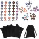 35 Pcs Polyhedral Dices Set D20 D12 D10 D8 D6 D4 Dices Gadget 5 Colors 35 Pcs Polyhedral Dices Set D20 D12 D10 D8 D6 D4 Dices Gadget 5 Colors