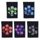 35Pcs Polyhedral Dice Set Multisided Dices Swirl RPG Role Playing Games Gadget W/ bag 35Pcs Polyhedral Dice Set Multisided Dices Swirl RPG Role Playing Games Gadget W/ bag