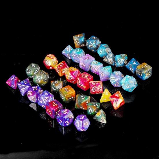 35pcs Set Polyhedral Dices DND RPG MTG Role Playing Board Game Dices Set