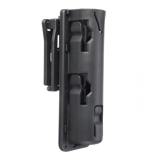 360 Degrees Expandable Swivelling Baton Holder Case PlasticTelescopic Holster Tool