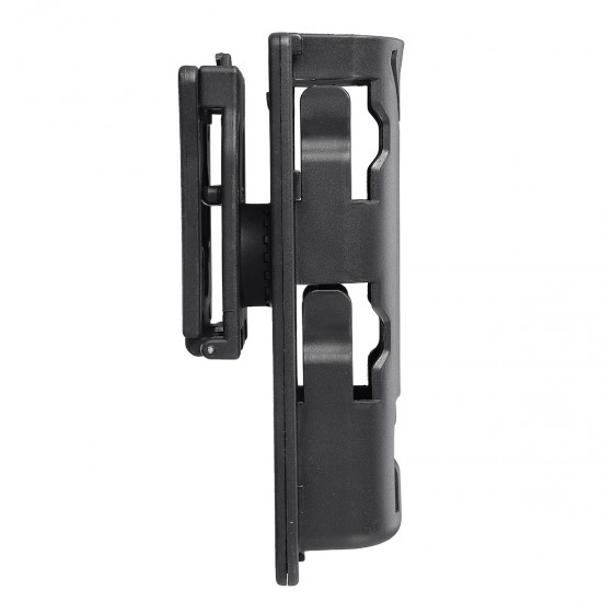 360 Degrees Expandable Swivelling Baton Holder Case PlasticTelescopic Holster Tool