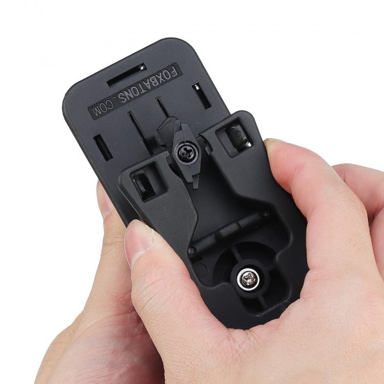 360 Degrees Expandable Swivelling Baton Holder Case PlasticTelescopic Holster Tool 360 Degrees Expandable Swivelling Baton Holder Case PlasticTelescopic Holster Tool