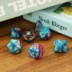 42Pcs Acrylic Polyhedral Dices Set Role Playing Game Dice Gadget for Dungeons Dragons D20 D12 D10 D8 D6 D4 Games Gift