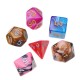 42Pcs Polyhedral Dice Set Multi-sied Dices For Dungeons & Dragons DND MTG RPG D4-D20 Game + Bag