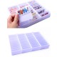 44 Grids Empty Nail Tips Storage Box Clear Nail Art Decoration Container Case Display 44 Grids Empty Nail Tips Storage Box Clear Nail Art Decoration Container Case Display