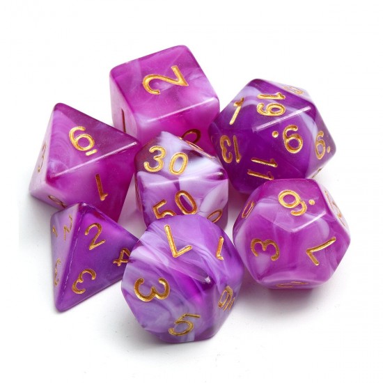 49/56/70Pcs Polyhedral Dices for Dungeons & Dragons Desktop Games With Storage Bags 49/56/70Pcs Polyhedral Dices for Dungeons & Dragons Desktop Games With Storage Bags