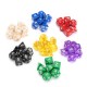 49pcs Multi-sided Polyhedral Digital Acrylic Dice Set 7 Colors w/Carry Bag