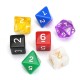 49pcs Multi-sided Polyhedral Digital Acrylic Dice Set 7 Colors w/Carry Bag 49pcs Multi-sided Polyhedral Digital Acrylic Dice Set 7 Colors w/Carry Bag