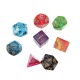 56Pcs/Set Polyhedral Dices For Dungeons Dragons Games D20 D12 D10 D8 D6 D4 Games + Pouch