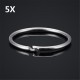 5Pcs 35mm EDC Stainless Steel Keychain Key Ring Hanging Buckle Tool 5Pcs 35mm EDC Stainless Steel Keychain Key Ring Hanging Buckle Tool