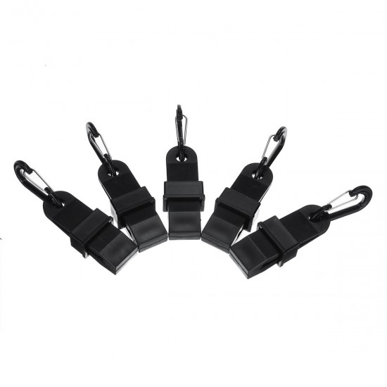 5Pcs Tent Awning Wind Rope Clamp Tightener Portable Outdoor Camping Plastic Clip Tool 5Pcs Tent Awning Wind Rope Clamp Tightener Portable Outdoor Camping Plastic Clip Tool