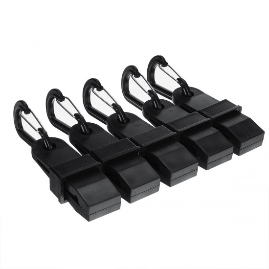 5Pcs Tent Awning Wind Rope Clamp Tightener Portable Outdoor Camping Plastic Clip Tool 5Pcs Tent Awning Wind Rope Clamp Tightener Portable Outdoor Camping Plastic Clip Tool