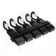 5Pcs Tent Awning Wind Rope Clamp Tightener Portable Outdoor Camping Plastic Clip Tool 5Pcs Tent Awning Wind Rope Clamp Tightener Portable Outdoor Camping Plastic Clip Tool