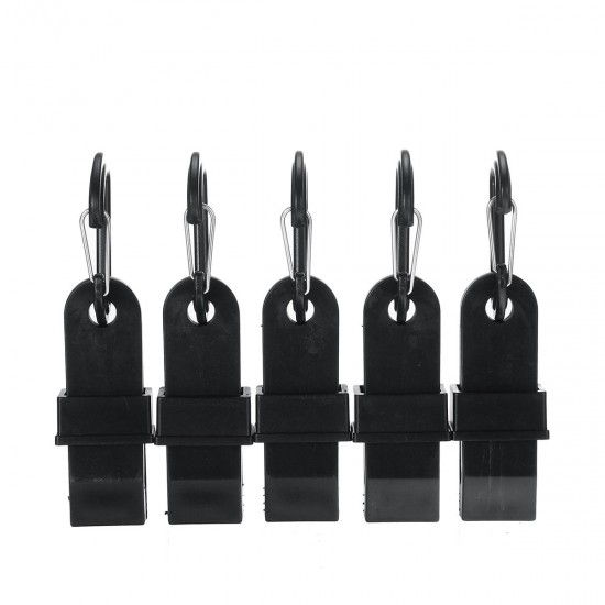 5Pcs Tent Awning Wind Rope Clamp Tightener Portable Outdoor Camping Plastic Clip Tool 5Pcs Tent Awning Wind Rope Clamp Tightener Portable Outdoor Camping Plastic Clip Tool
