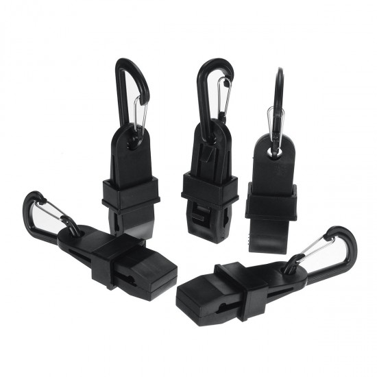 5Pcs Tent Awning Wind Rope Clamp Tightener Portable Outdoor Camping Plastic Clip Tool 5Pcs Tent Awning Wind Rope Clamp Tightener Portable Outdoor Camping Plastic Clip Tool