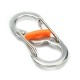 5pcs S Shape Plastic Steel Anti Theft Carabiner Keychain Hook Clip EDC Tool 5pcs S Shape Plastic Steel Anti Theft Carabiner Keychain Hook Clip EDC Tool