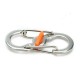 5pcs S Shape Plastic Steel Anti Theft Carabiner Keychain Hook Clip EDC Tool 5pcs S Shape Plastic Steel Anti Theft Carabiner Keychain Hook Clip EDC Tool