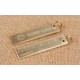60mm EDC Copper Keychain Good Luck Ruler With Key Ring 60mm EDC Copper Keychain Good Luck Ruler With Key Ring