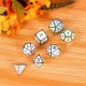 7 Pcs Alloy Polyhedral Dices Set Role Playing Game Accessory For Dungeons Dragons 7 Pcs Alloy Polyhedral Dices Set Role Playing Game Accessory For Dungeons Dragons